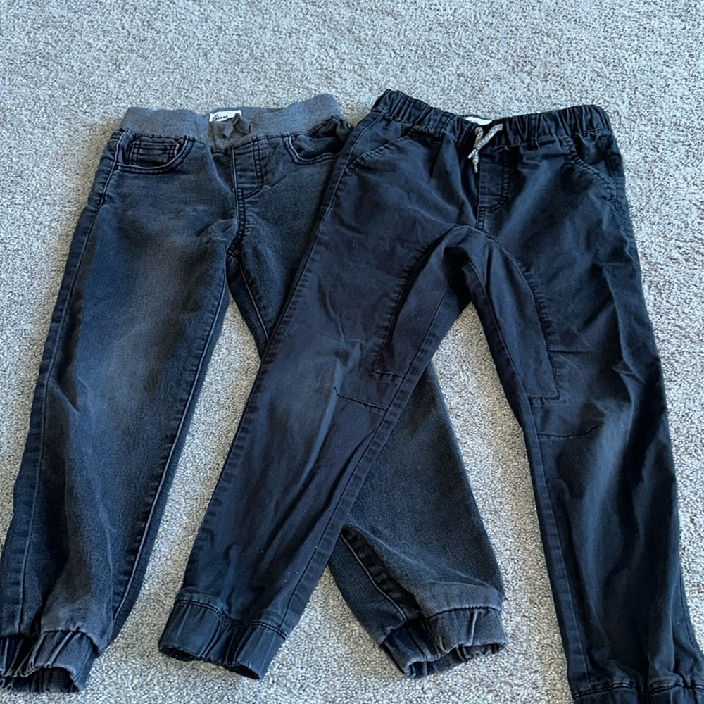 Two pairs of jogger kids pants